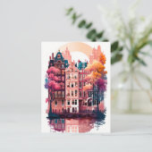 Amsterdam Feiertagspostkarte (Stehend Vorderseite)