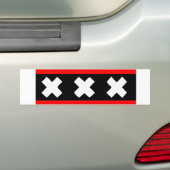Amsterdam flag autoaufkleber (Auf Auto)