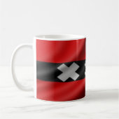 Amsterdam-Flagge Kaffeetasse (Links)