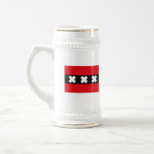 Amsterdam-Flaggen-Tasse Bierglas (Links)
