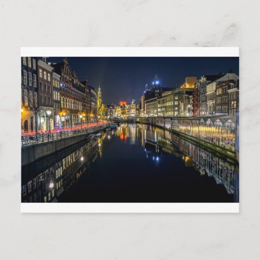 Amsterdam Floating Blumen Market Postcard Postkarte (Vorderseite)