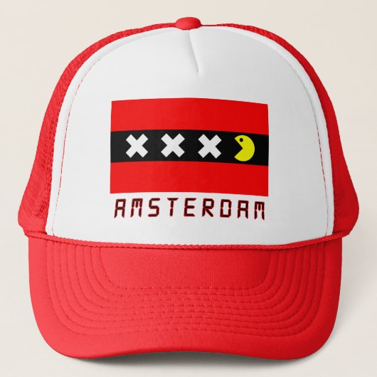 Amsterdam gamer Cap By Amsterdamned Truckerkappe (Vorderseite)