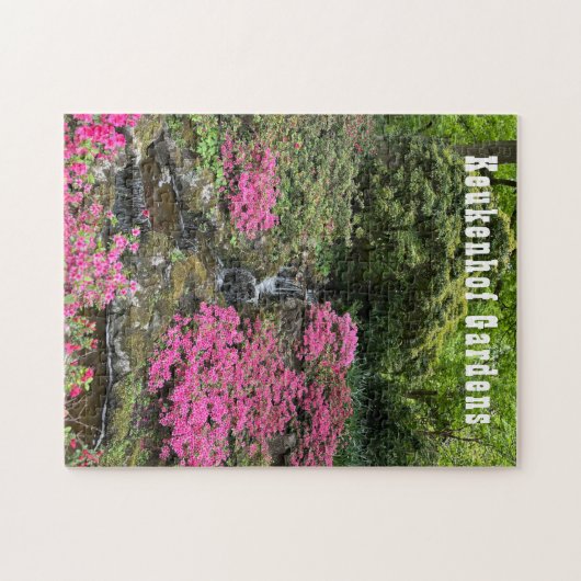 Amsterdam Gardens and Waterfall Jigsaw Puzzle (Horizontal)