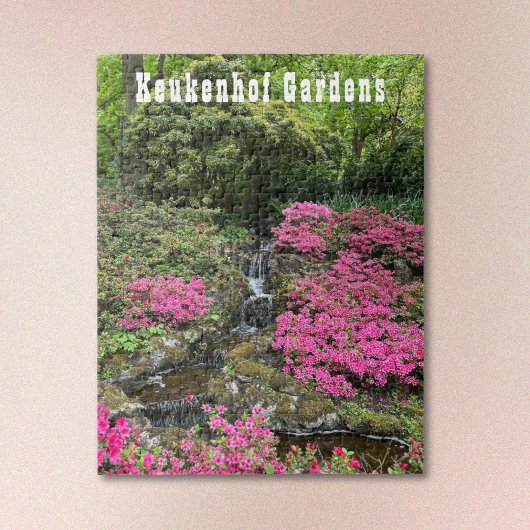 Amsterdam Gärten und Wasserfall-Puzzle Puzzle