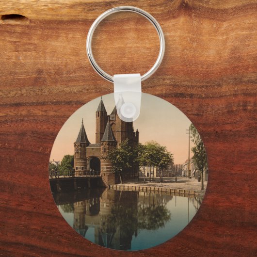 Amsterdam Gate, Haarlem, Netherlands Schlüsselanhänger (Vorderseite)