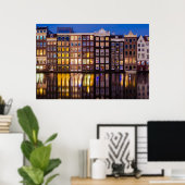 Amsterdam Gebäude Poster (Heimbüro)