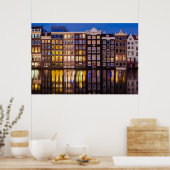Amsterdam Gebäude Poster (Küche)