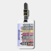 Amsterdam-Gepäckanhänger mit ursprünglicher Gepäckanhänger (Vorderseite vertikal)