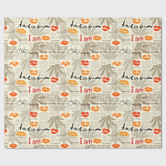 Amsterdam Geschenkpapier (Flach)