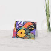 Amsterdam Graffiti Notecard Karte (Vorderseite)