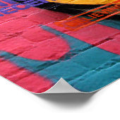 Amsterdam Graffiti Poster (Ecke)