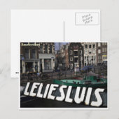 Amsterdam greetingcard postkarte (Vorne/Hinten)