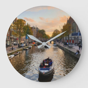 Amsterdam Große Wanduhr