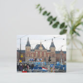 Amsterdam Hauptbahnhof Postkarte (Stehend Vorderseite)