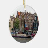Amsterdam, Häuser am Kanal Keramik Ornament (Rechts)
