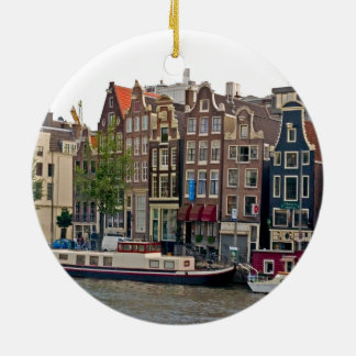 Amsterdam, Häuser am Kanal Keramik Ornament