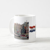 Amsterdam, Häuser auf dem Kanal Kaffeetasse (Vorderseite Links)