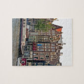 Amsterdam, Häuser auf dem Kanal Puzzle (Horizontal)