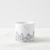 Amsterdam-Häuser Espressotasse (Vorderseite)