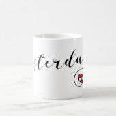 Amsterdam Heart Tasse, Niederlande Kaffeetasse (Mittel)
