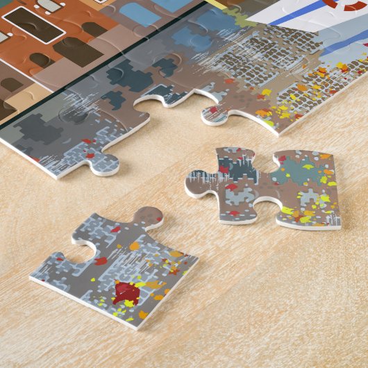 Amsterdam Herbstpuzzle mit Geschenkboxen Puzzle (Seite)