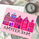 Amsterdam Holland Canal Houses Travel Europe Postkarte<br><div class="desc">Senden Sie eine Nachricht mit dieser süßen whimsical Amsterdam Häuser Muster Art Postcard.Sie können sie anpassen und ändern oder Text hinzufügen. Fügen Sie auf der Rückseite Ihren eigenen Text hinzu. Karo in meinem Shop für viel mehr Farben und Muster! Und mehr passende Artikel wie Tasche, Aufkleber, Magnete, Hüte und T-Shirts....</div>