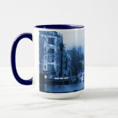 Amsterdam Holland Delft-Blau-Blick Tasse (Links)