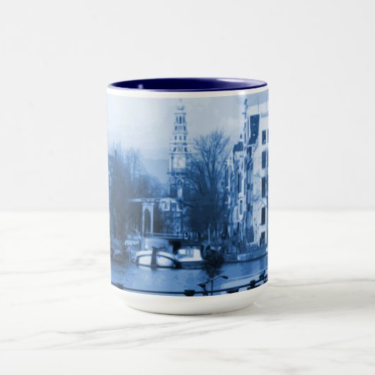 Amsterdam Holland Delft-Blau-Blick Tasse (Zentrum)
