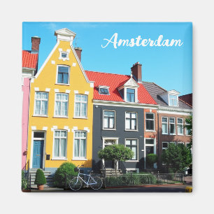 Amsterdam Holland Häuser Reise Souvenir Magnet