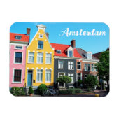 Amsterdam Holland Houses Travel souvenir Magnet (Horizontal)