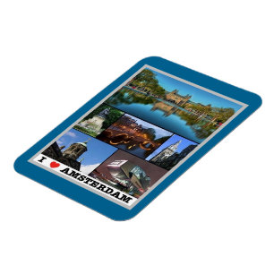 Amsterdam - Holland - I Liebe - Magnet