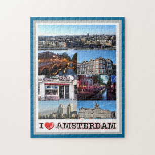 Amsterdam - Holland - I Liebe - Puzzle