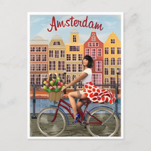Amsterdam Holland Niederlande Vintage holländisch Postkarte