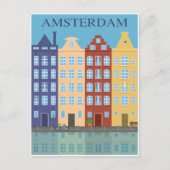 Amsterdam, Holland, Postkarte (Vorderseite)