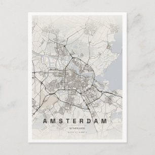 Amsterdam Holland Reise Postkarte