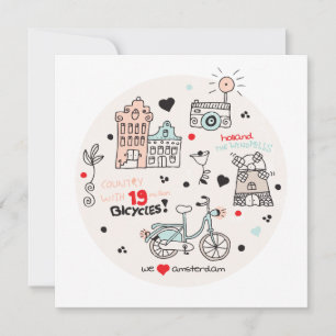 Amsterdam Holland Reisepostkarte