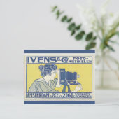 Amsterdam Holland Vintag Fotografy Poster Postkarte (Stehend Vorderseite)