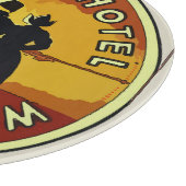 Amsterdam Hotel, bearbeiten Text Cutting Board Schneidebrett (Ecke)