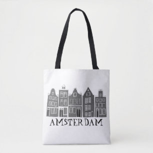 Amsterdam Houses Dutch Village Colorful Tasche