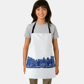 Amsterdam im blauen Delsoftware-Stil Schürze (Insitu)