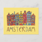 Amsterdam im Mosaik Postkarte (Vorderseite)