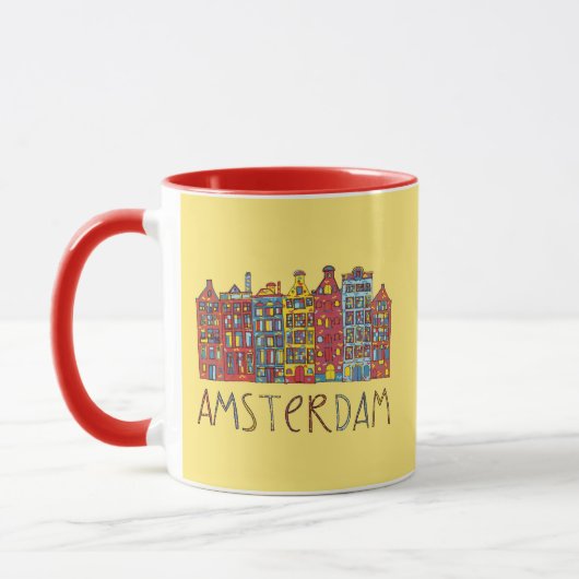 Amsterdam im Mosaik Tasse (Links)