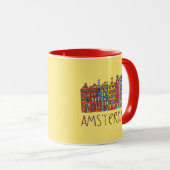 Amsterdam im Mosaik Tasse (VorderseiteRechts)