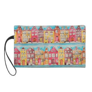 Amsterdam in love farrowed wristlet