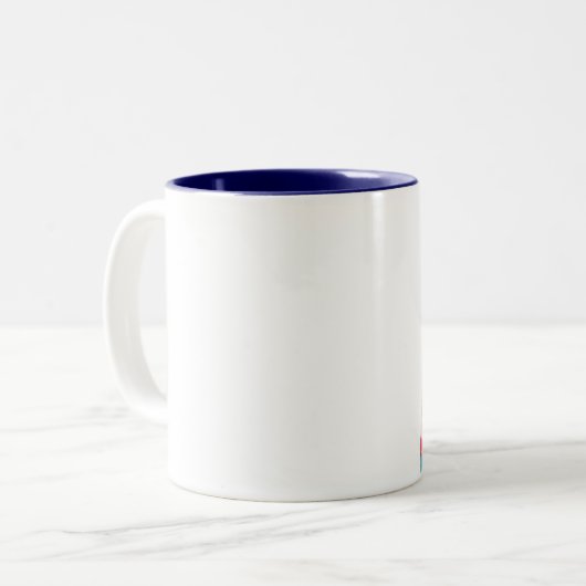 Amsterdam in love mug zweifarbige tasse (Vorderseite Links)