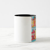 Amsterdam in love mug zweifarbige tasse (Mittel)