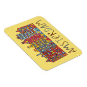 Amsterdam in Mosaik Magnet (Rechte Seite)