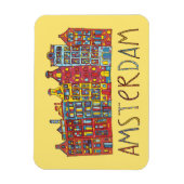 Amsterdam in Mosaik Magnet (Vertikal)