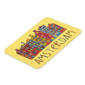 Amsterdam in Mosaik Magnet (Linke Seite)