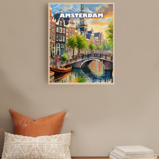 Amsterdam, Juwel der Niederlande Poster